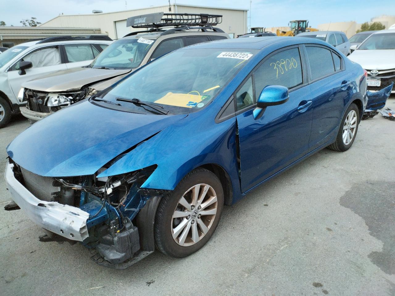 Photo 2 from auction – 2012 HONDA CIVIC EXL with VIN 2HGFB2F90CH505236
