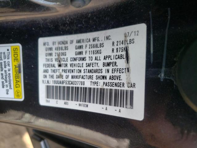 Photo 10 from auction – 2012 ACURA TL with VIN 19UUA8F53CA037799