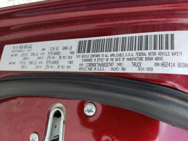 Photo 10 from auction – 2017 RAM 1500 ST with VIN 1C6RR6KT0HS833747
