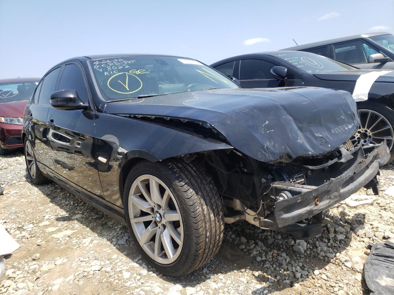 BMW 328 I 2011 with VIN WBAPH7C58BE678022 - Photo from auction