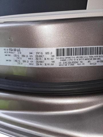 Photo 10 from auction – 2018 CHRYSLER PACIFICA T with VIN 2C4RC1BG0JR262042