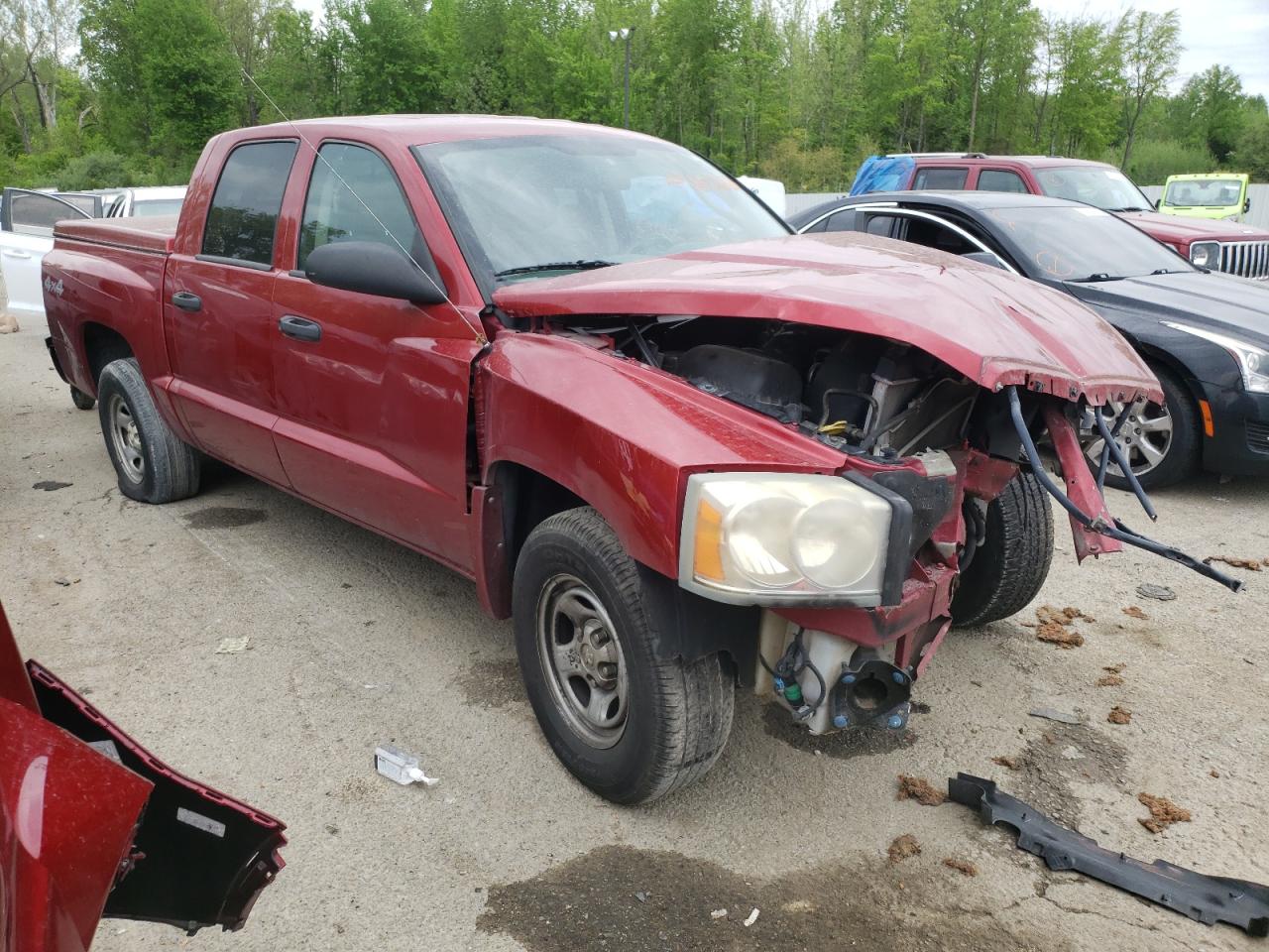 DODGE DAKOTA QUA 2007 with VIN 1D7HW28K57S104135 - Photo from auction