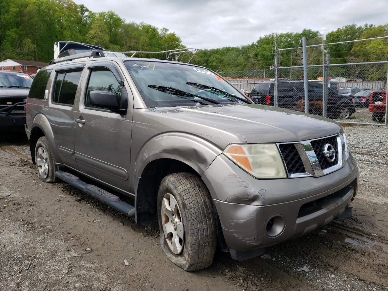 Photo 1 from auction – 2005 NISSAN PATHFINDER with VIN 5N1AR18W65C790012