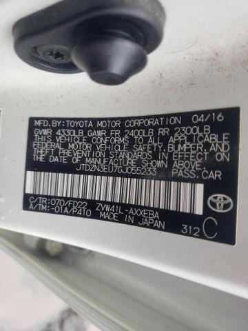 Photo 10 from auction – 2016 TOYOTA PRIUS V with VIN JTDZN3EU7GJ055233