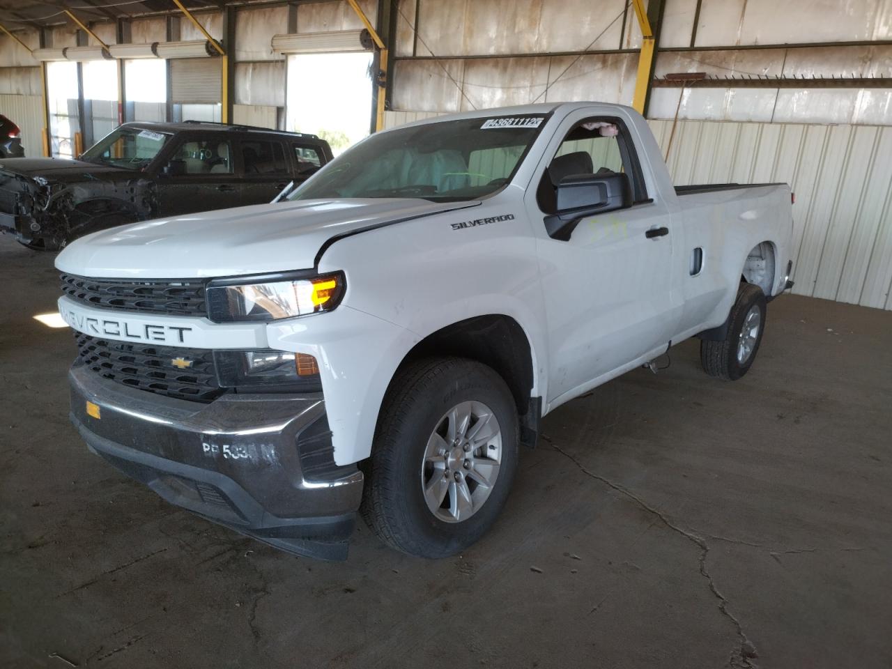 Photo 2 from auction – 2021 CHEVROLET SILVERADO with VIN 3GCNWAEF1MG359771