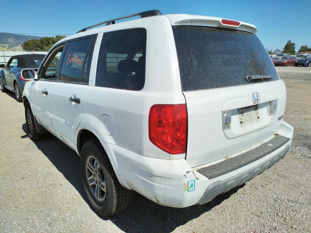 Photo 3 from auction – 2003 HONDA PILOT EXL with VIN 2HKYF18513H604493