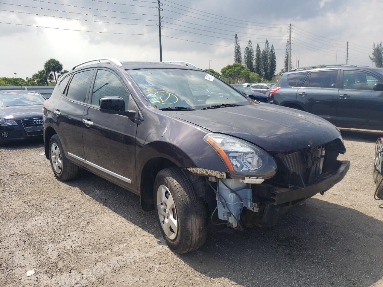 NISSAN ROGUE S 2013 with VIN JN8AS5MV7DW651750 - Photo from auction