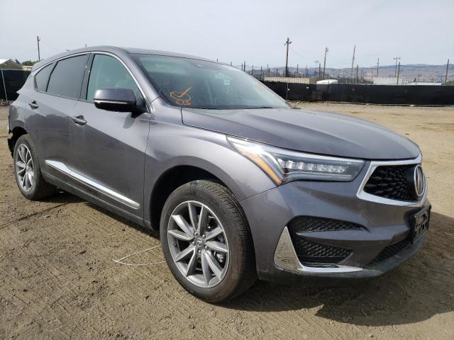 ACURA RDX TECHNO 2020 with VIN 5J8TC2H53LL003981 - Photo from auction