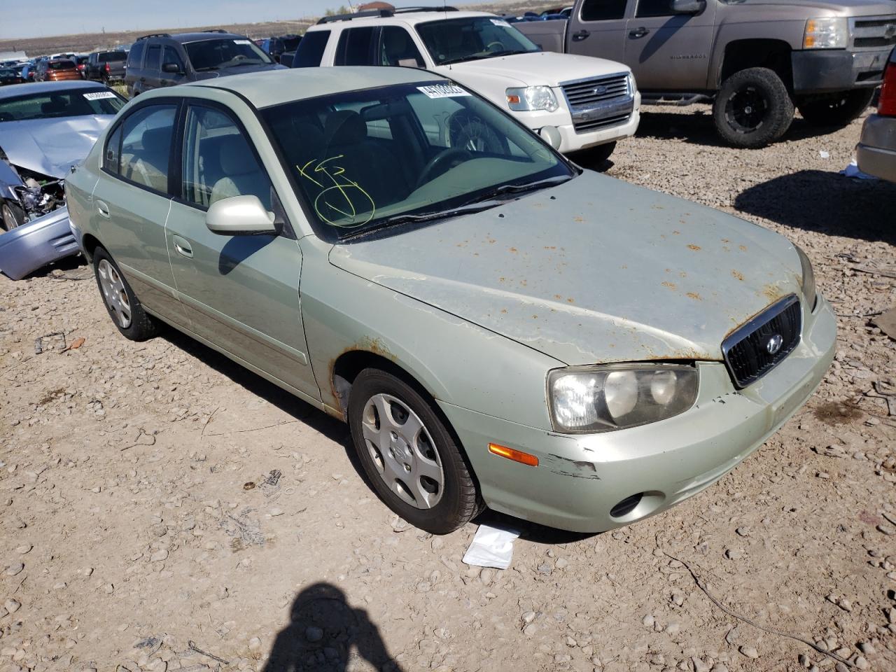 HYUNDAI ELANTRA GL 2003 with VIN KMHDN45D43U696148 - Photo from auction