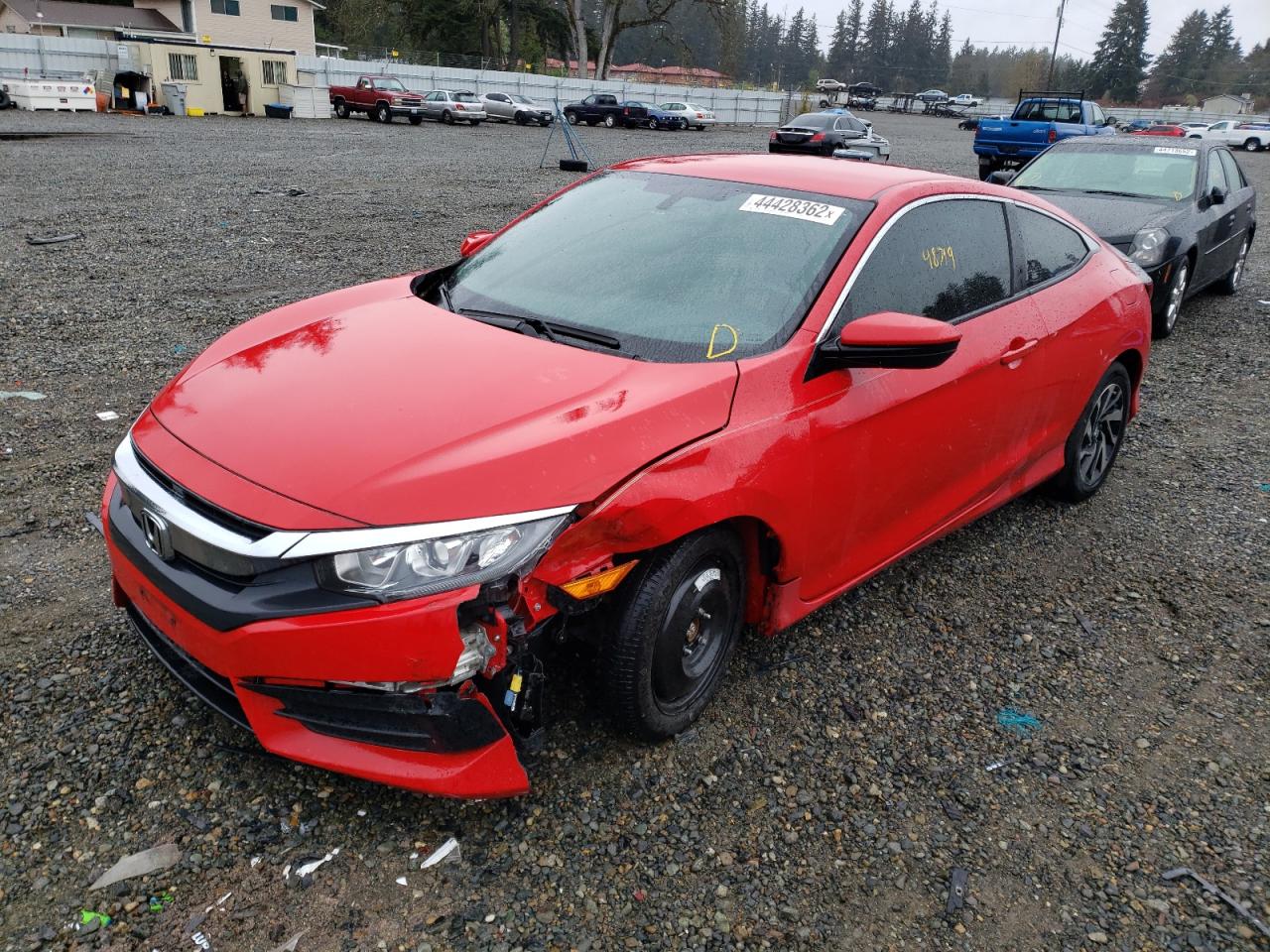 Photo 2 from auction – 2017 HONDA CIVIC LX with VIN 2HGFC4B51HH309440