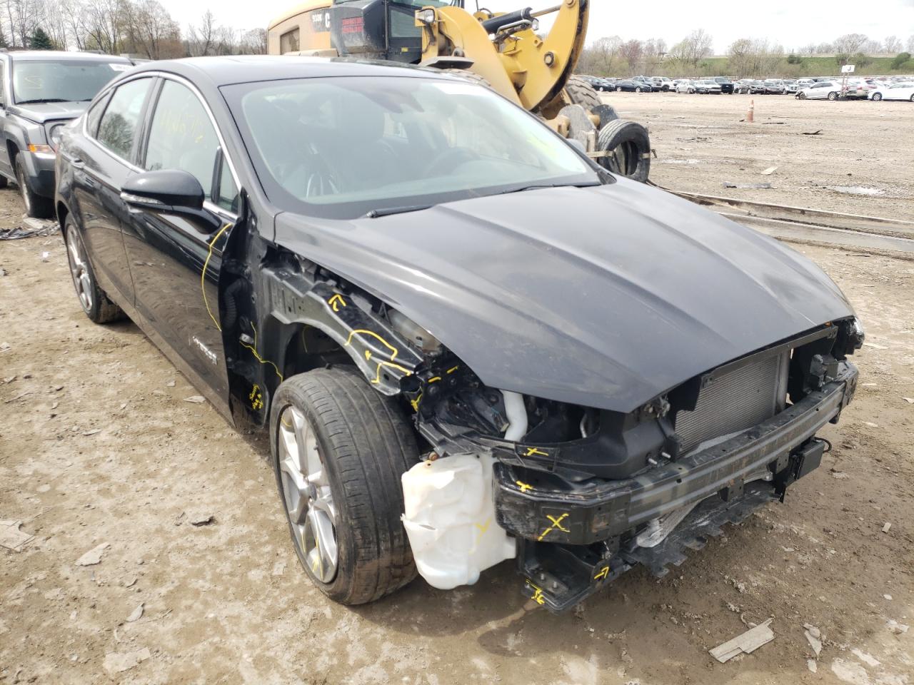 FORD FUSION TIT 2019 with VIN 3FA6P0RU9KR211833 - Photo from auction