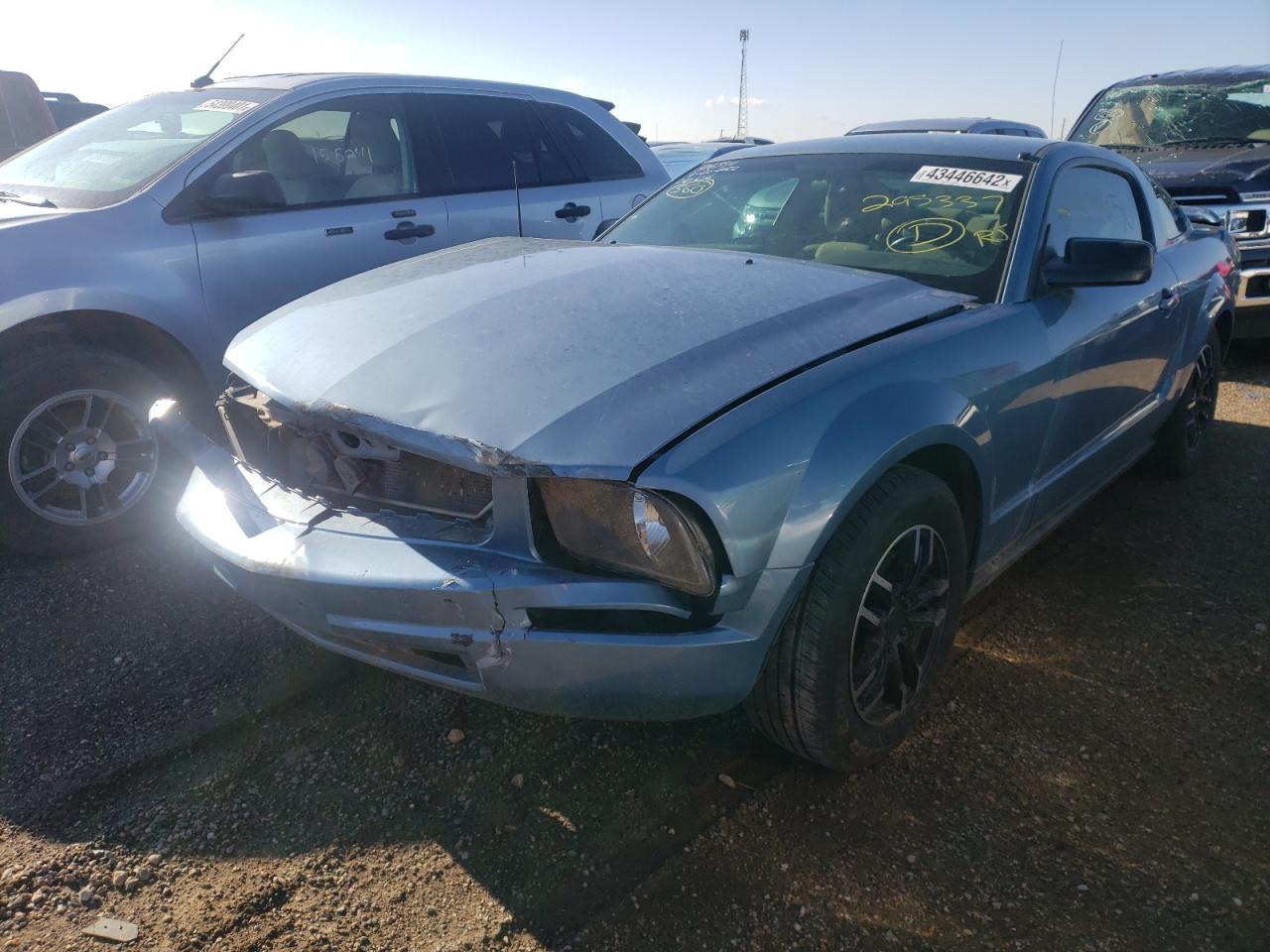 Photo 2 from auction – 2007 FORD MUSTANG with VIN 1ZVFT80N875295337