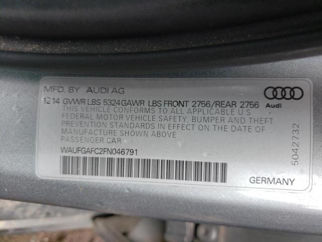 Photo 10 from auction – 2015 AUDI A6 PREMIUM with VIN WAUFGAFC2FN046791