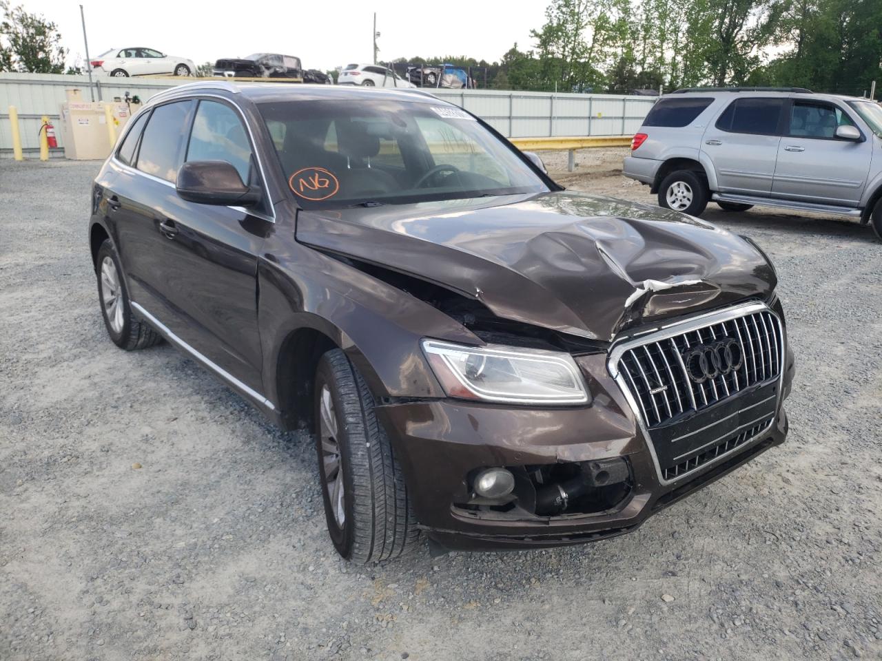 AUDI Q5 PREMIUM 2014 with VIN WA1LFAFP1EA068986 - Photo from auction