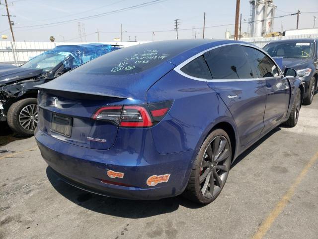Photo 4 from auction – 2020 TESLA MODEL 3 with VIN 5YJ3E1EC2LF651983