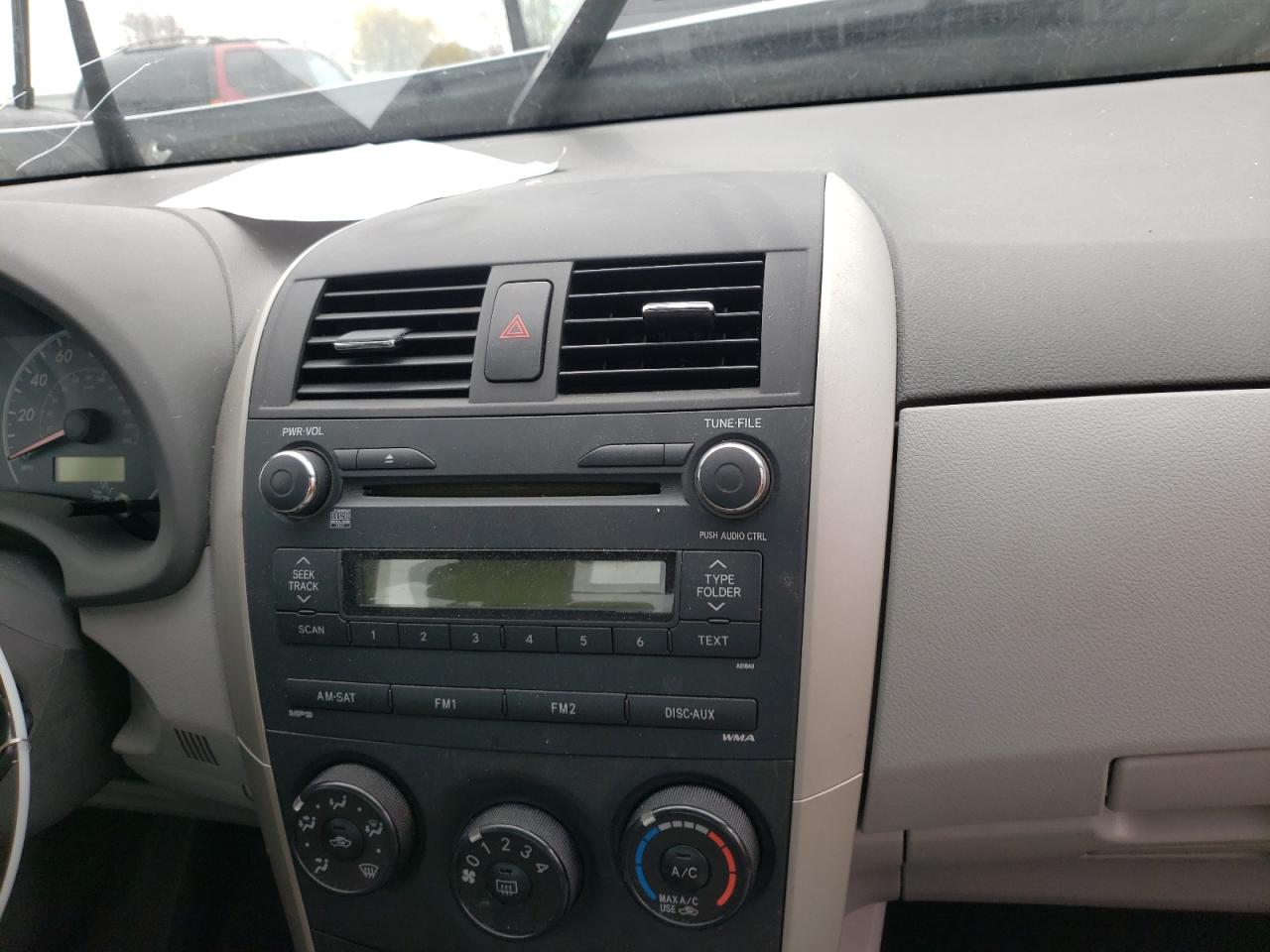 Photo 9 from auction – 2010 TOYOTA COROLLA BA with VIN 1NXBU4EE2AZ206709