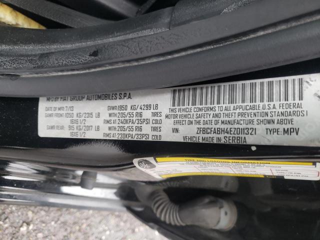 Photo 10 from auction – 2014 FIAT 500L EASY with VIN ZFBCFABH4EZ011321