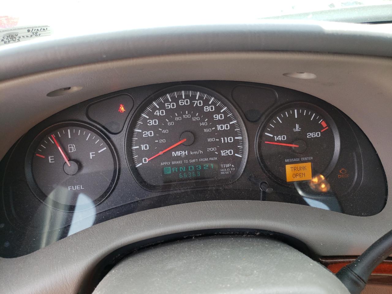 Photo 8 from auction – 2004 CHEVROLET IMPALA with VIN 2G1WF52E949392561