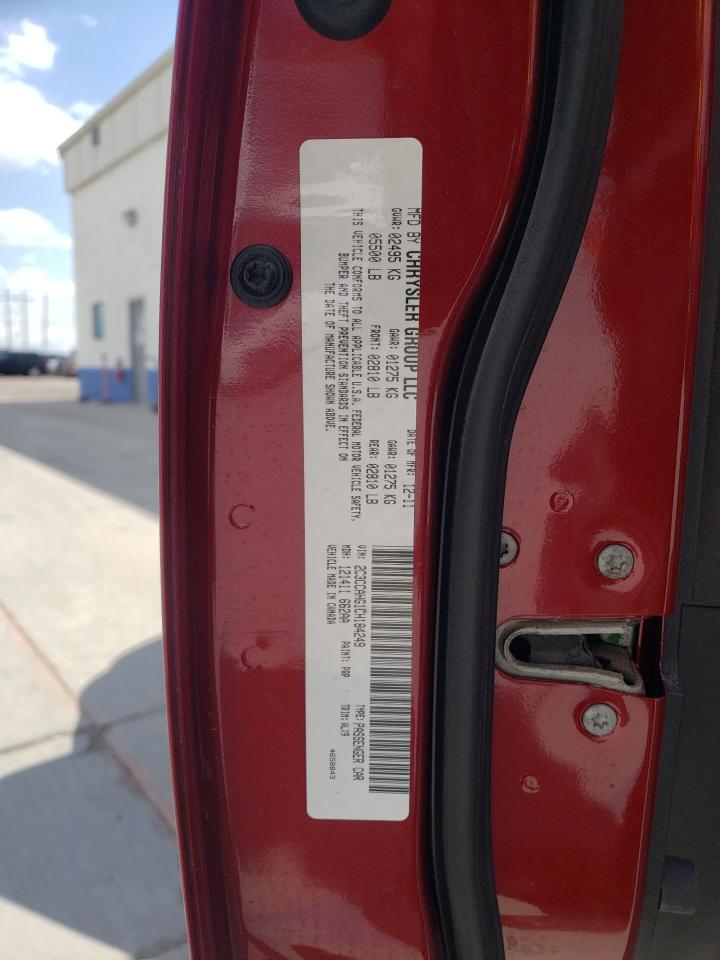 Photo 10 from auction – 2012 CHRYSLER 300 LIMITE with VIN 2C3CCAHG1CH184249