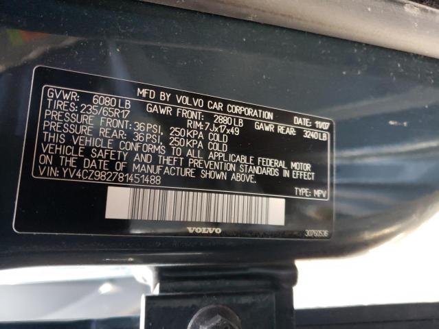 Photo 10 from auction – 2008 VOLVO XC90 3.2 with VIN YV4CZ982781451488