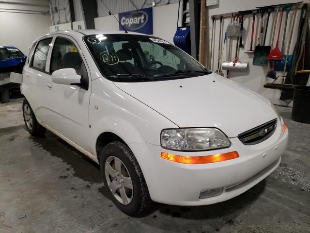 CHEVROLET AVEO BASE 2008 with VIN KL1TD65638B201707 - Photo from auction