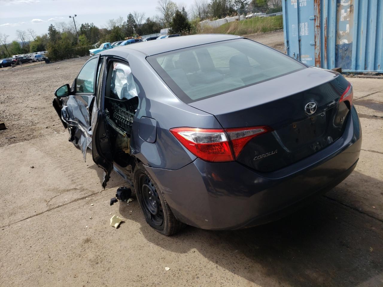 Photo 3 from auction – 2014 TOYOTA COROLLA L with VIN 2T1BURHE0EC102493