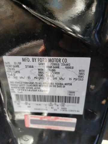 Photo 10 from auction – 2009 FORD F150 SUPER with VIN 1FTPX14V59FA52532
