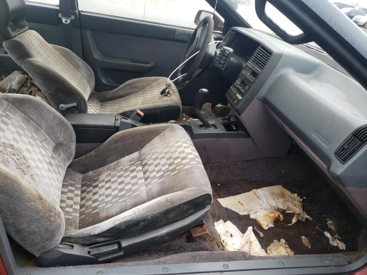 Photo 5 from auction – 1987 SUBARU XT GL-10 with VIN JF2AX75B4HD303792