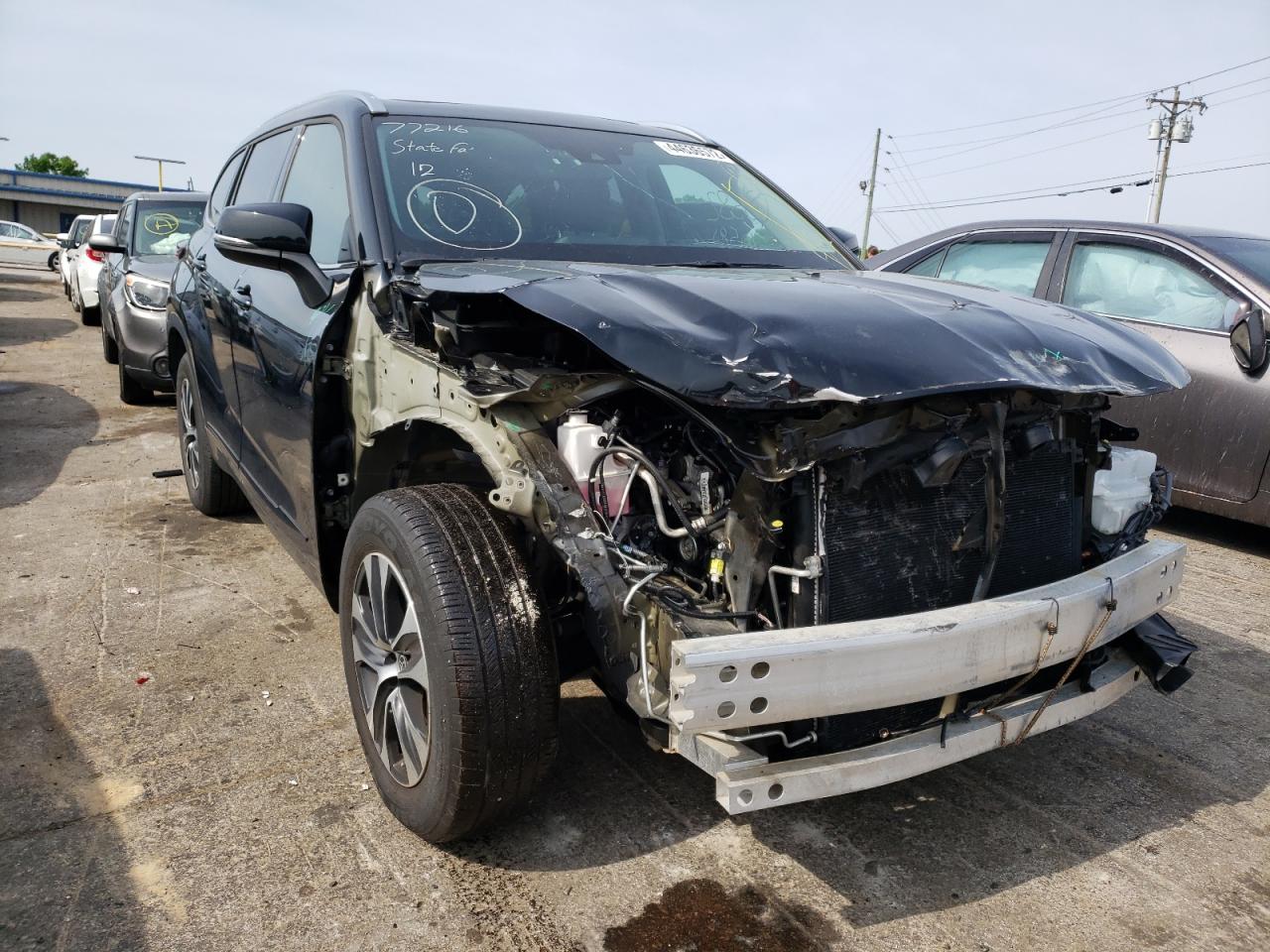 Photo 9 from auction – 2020 TOYOTA HIGHLANDER with VIN 5TDGZRBH3LS518102