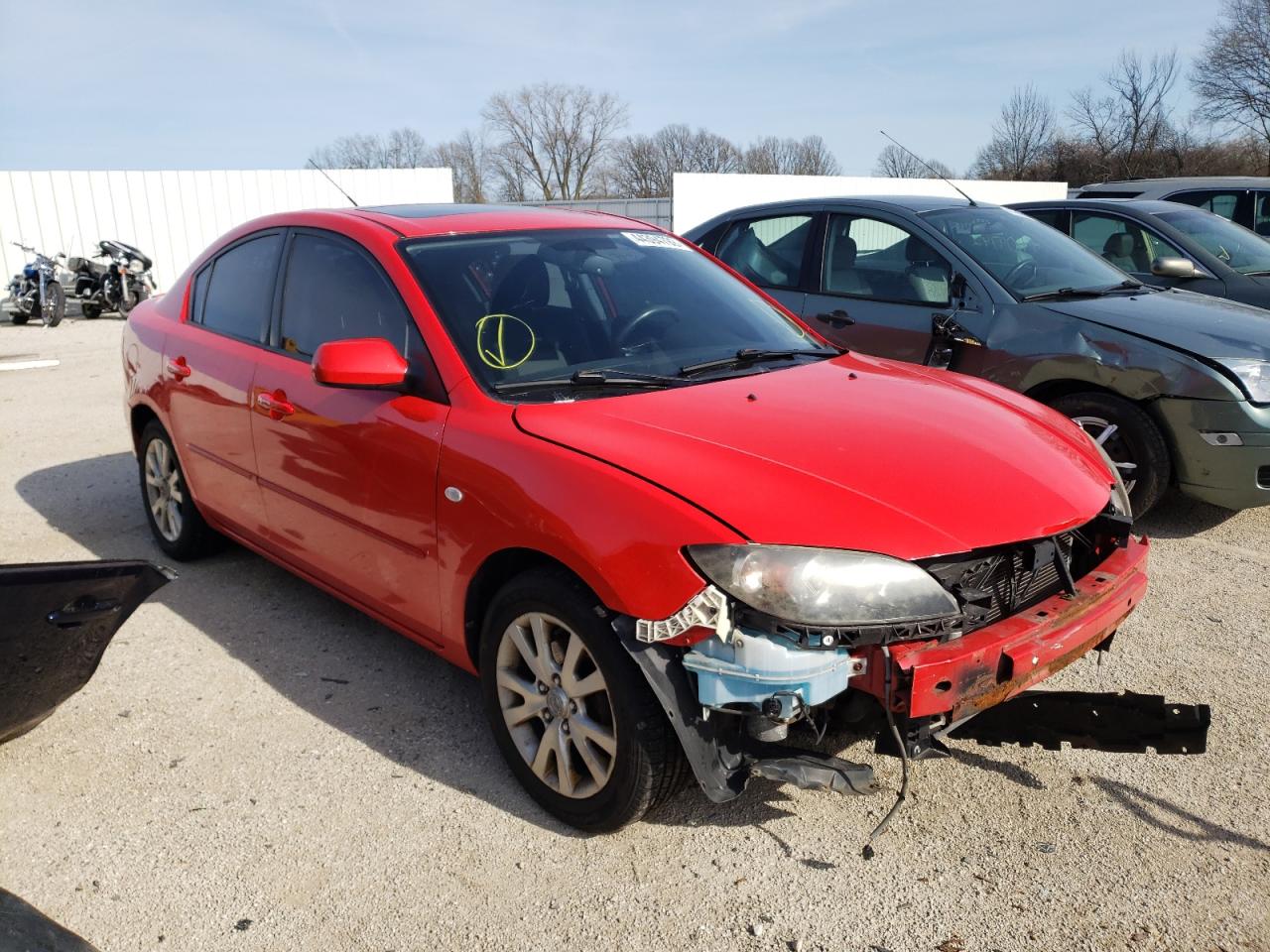 MAZDA 3 I 2007 with VIN JM1BK12F971752021 - Photo from auction