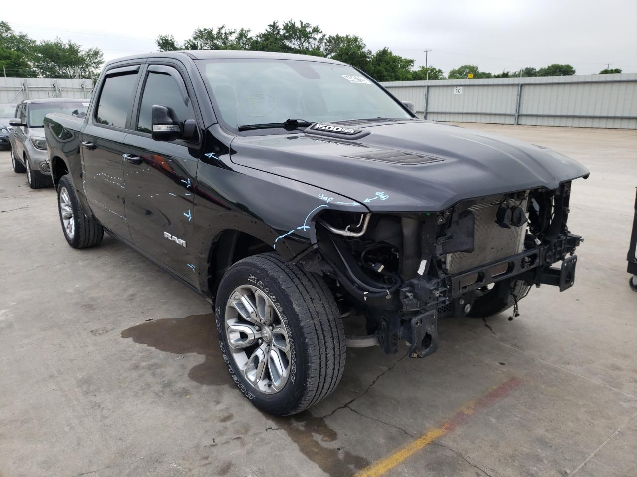 RAM 1500 LARAM 2019 with VIN 1C6SRFJT9KN925321 - Photo from auction