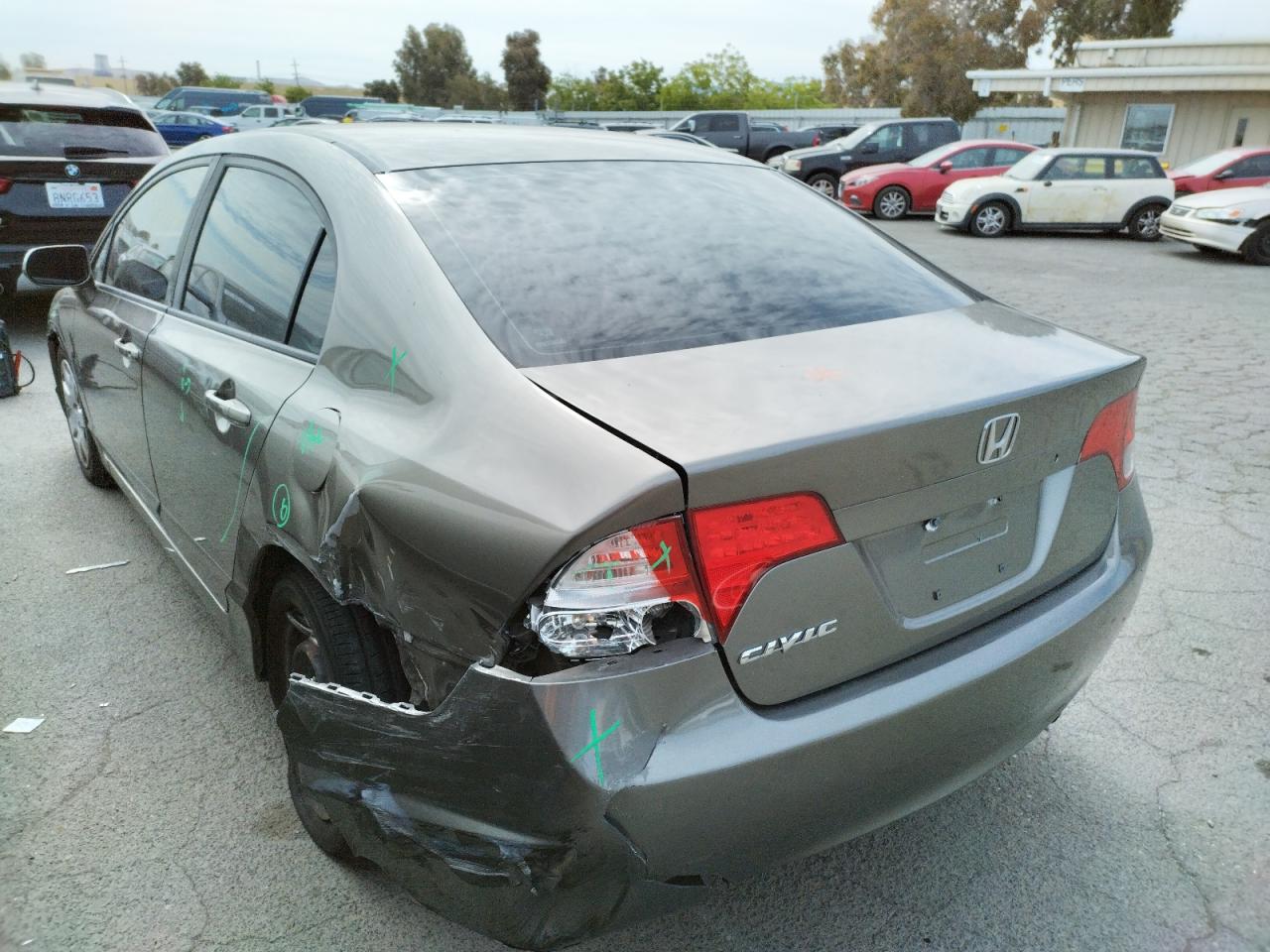 Photo 3 from auction – 2007 HONDA CIVIC LX with VIN 2HGFA16587H309478