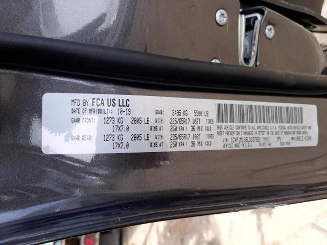 Photo 10 from auction – 2020 JEEP CHEROKEE L with VIN 1C4PJMLB8LD537681