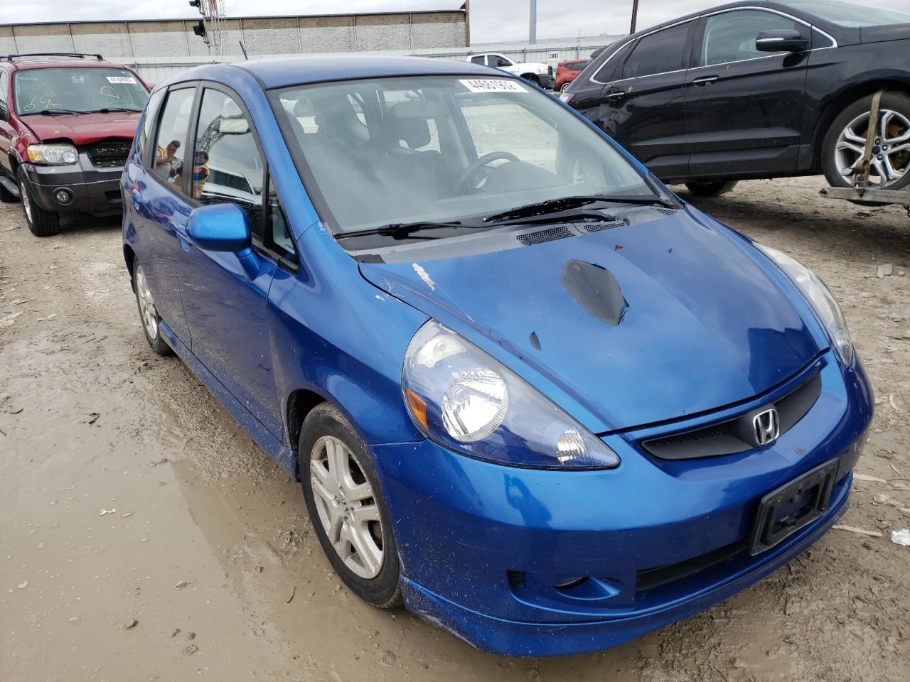 HONDA FIT S 2007 with VIN JHMGD38607S017780 - Photo from auction