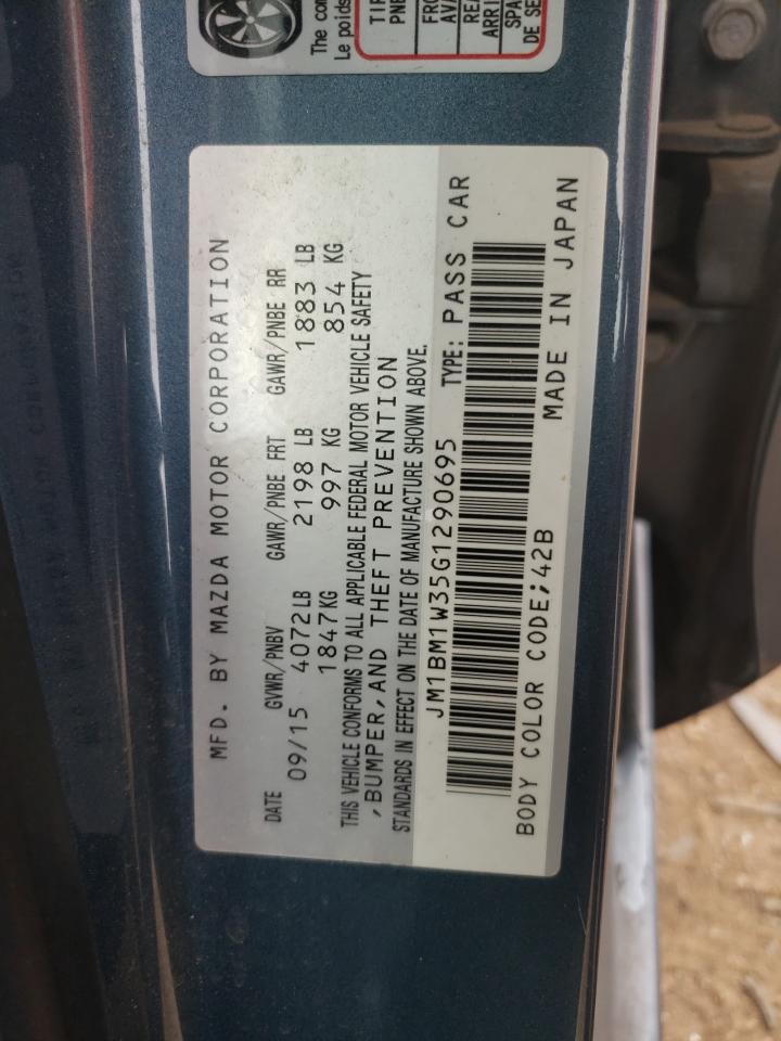 Photo 10 from auction – 2016 MAZDA 3 TOURING with VIN JM1BM1W35G1290695