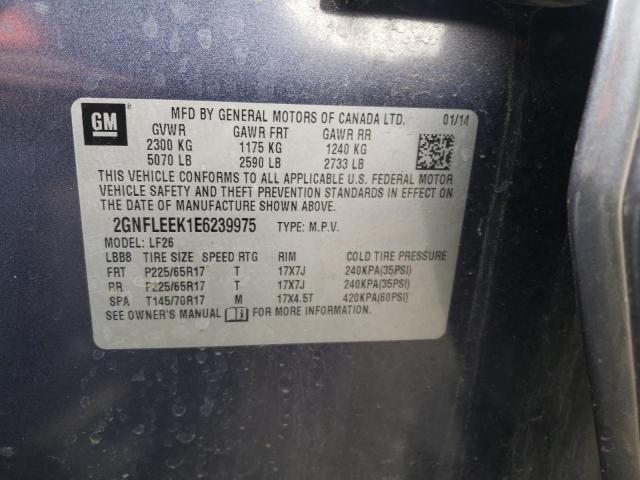 Photo 10 from auction – 2014 CHEVROLET EQUINOX LS with VIN 2GNFLEEK1E6239975