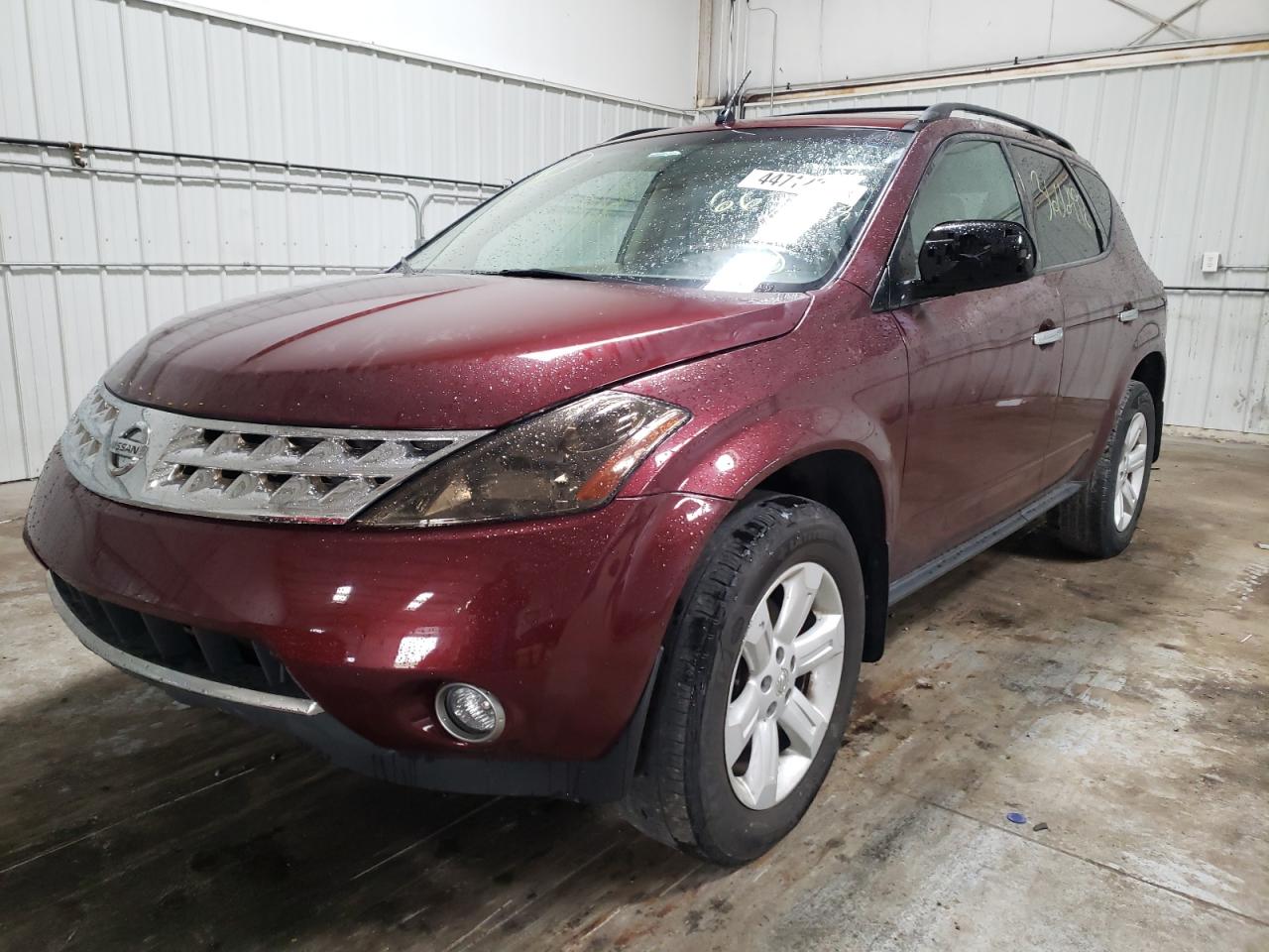 Photo 2 from auction – 2007 NISSAN MURANO SL with VIN JN8AZ08W07W667018