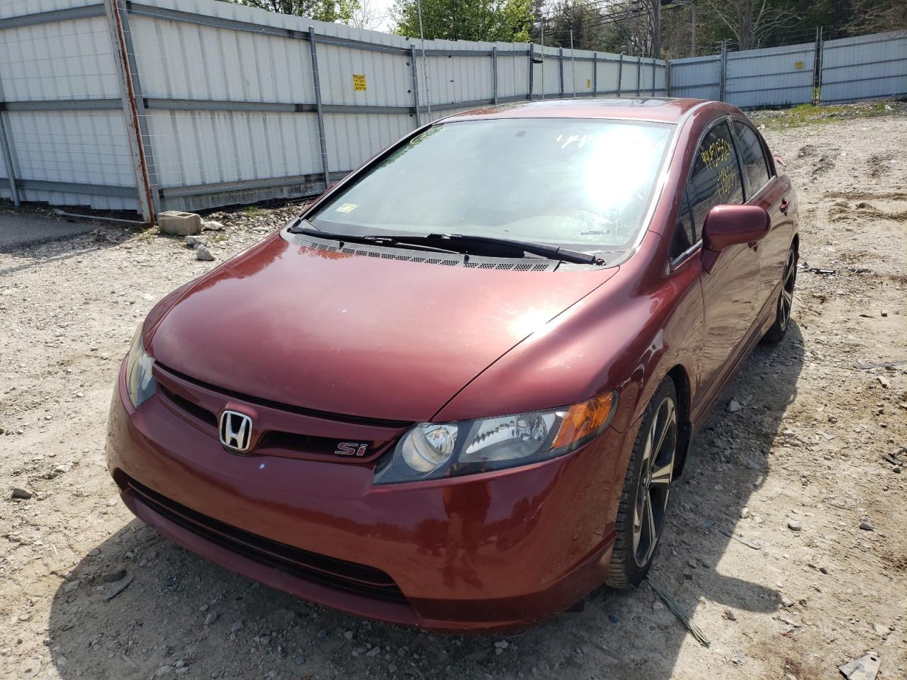 Photo 2 from auction – 2007 HONDA CIVIC SI with VIN 2HGFA55547H709952