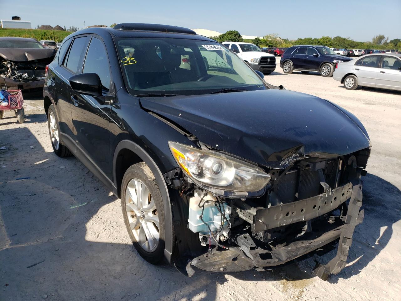 MAZDA CX-5 GT 2014 مع رقم تعريف المركبة JM3KE2DY2E0353750 - صورة من المزاد