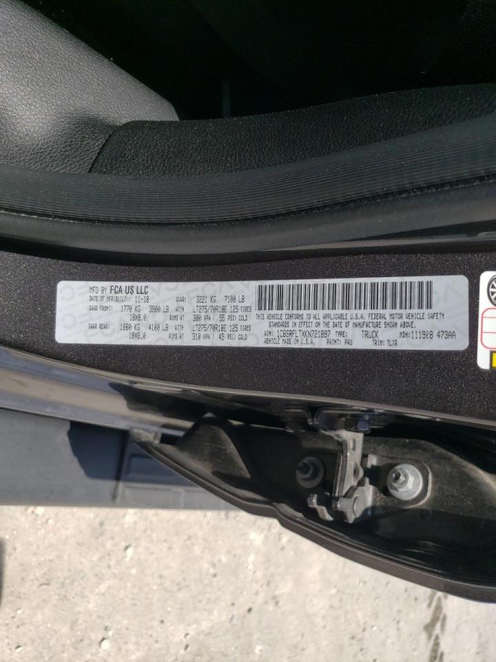 Photo 10 from auction – 2019 RAM 1500 REBEL with VIN 1C6SRFLTXKN721897