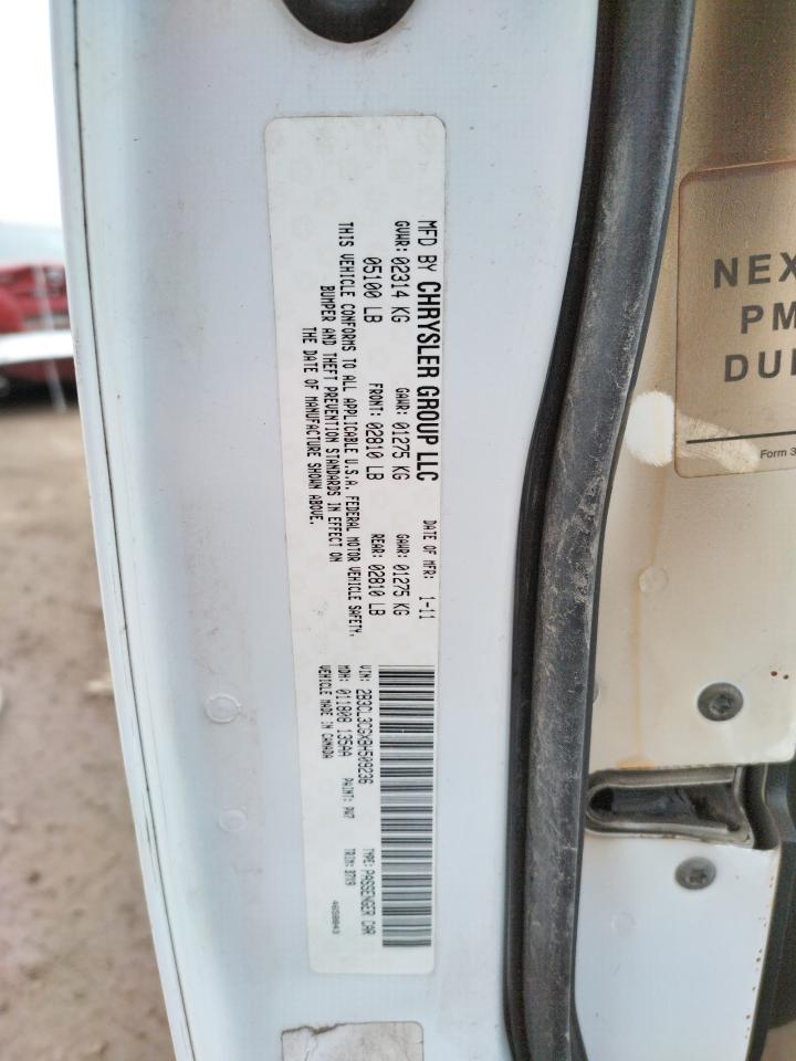 Photo 10 from auction – 2011 DODGE CHARGER with VIN 2B3CL3CGXBH509236