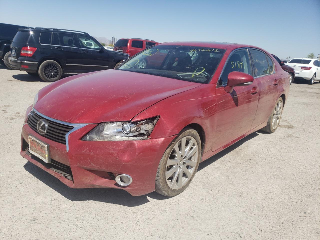 Photo 2 from auction – 2014 LEXUS GS 350 with VIN JTHBE1BL9E5030288