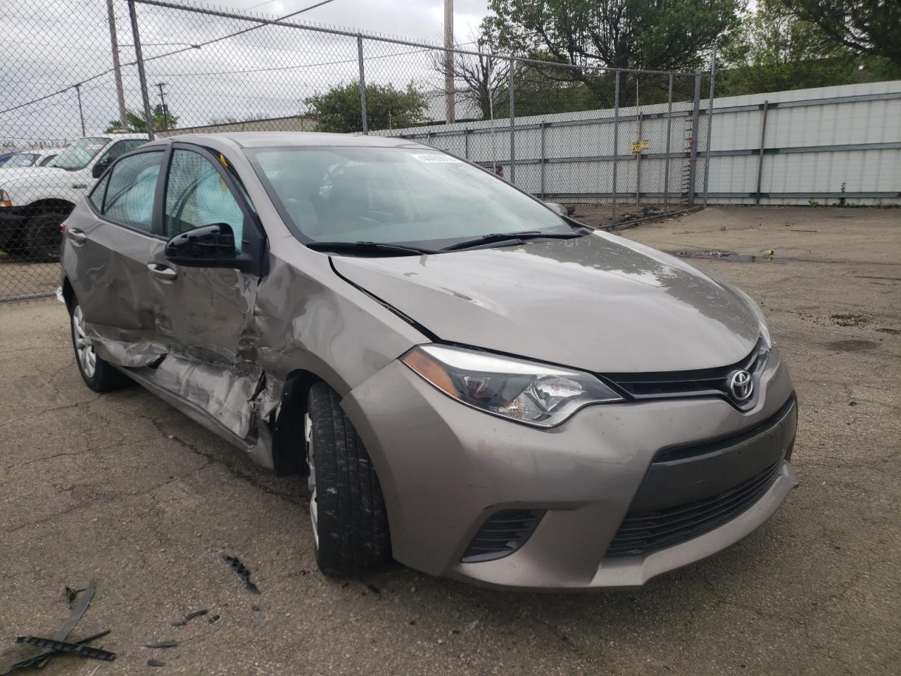TOYOTA COROLLA L 2016 with VIN 5YFBURHE0GP467825 - Photo from auction