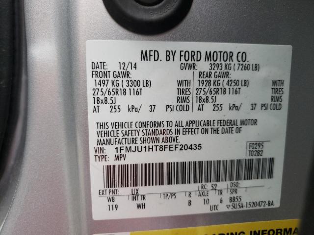Photo 10 from auction – 2015 FORD EXPEDITION with VIN 1FMJU1HT8FEF20435