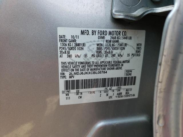 Photo 10 from auction – 2012 LINCOLN MKX with VIN 2LMDJ6JKXCBL05784