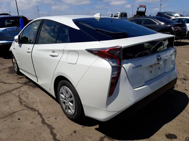Photo 3 from auction – 2016 TOYOTA PRIUS with VIN JTDKBRFU1G3002754