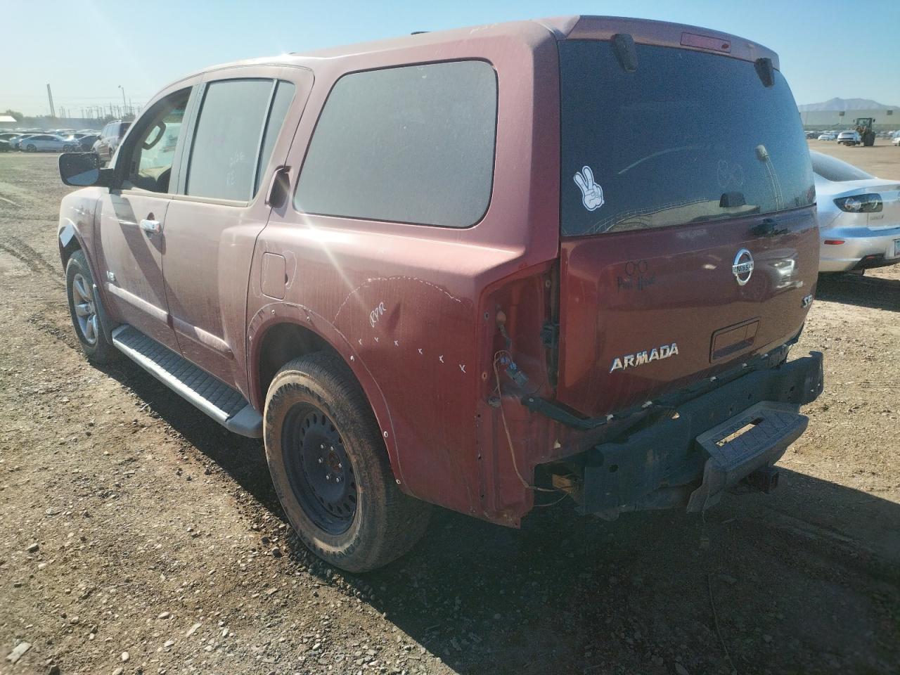 Photo 3 from auction – 2008 NISSAN ARMADA SE with VIN 5N1AA08D48N617629