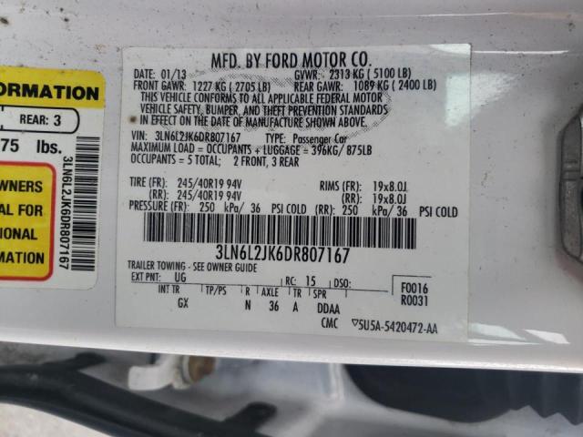 Photo 10 from auction – 2013 LINCOLN MKZ with VIN 3LN6L2JK6DR807167