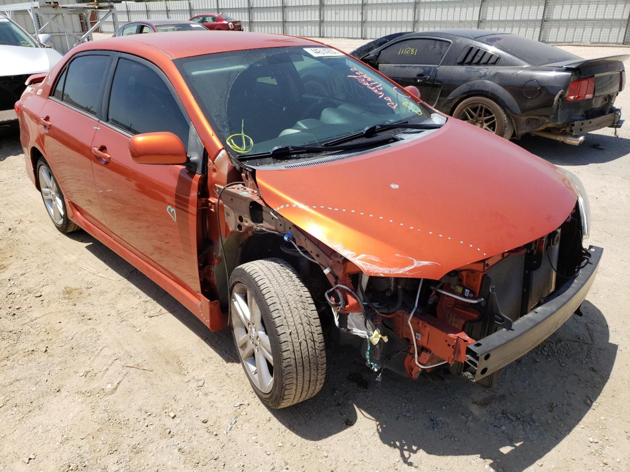 TOYOTA COROLLA BA 2013 with VIN 2T1BU4EEXDC073753 - Photo from auction