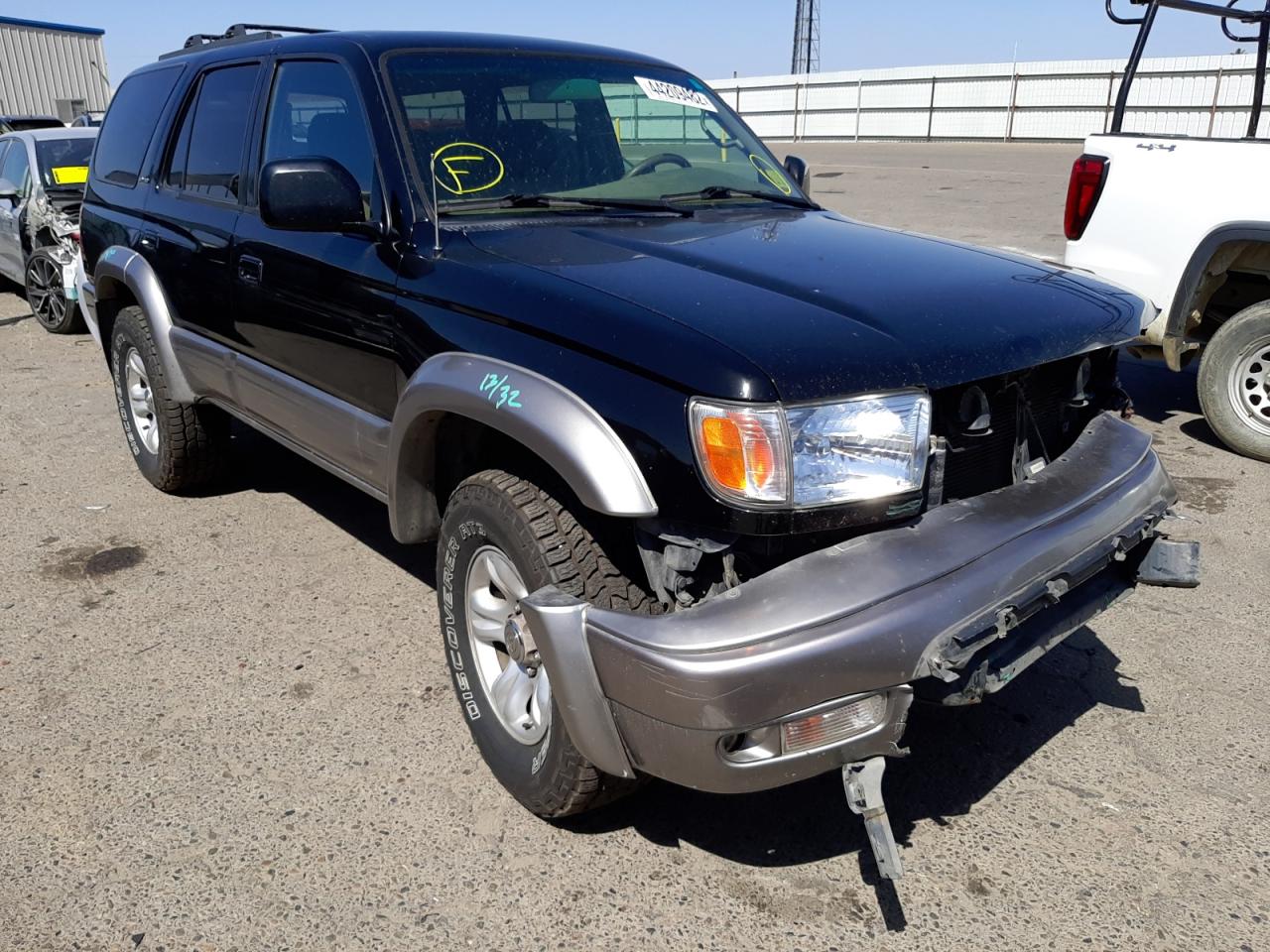 TOYOTA 4RUNNER LI 2001 with VIN JT3HN87R210340196 - Photo from auction